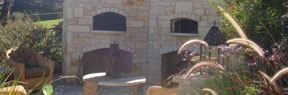 Patio and Fireplace